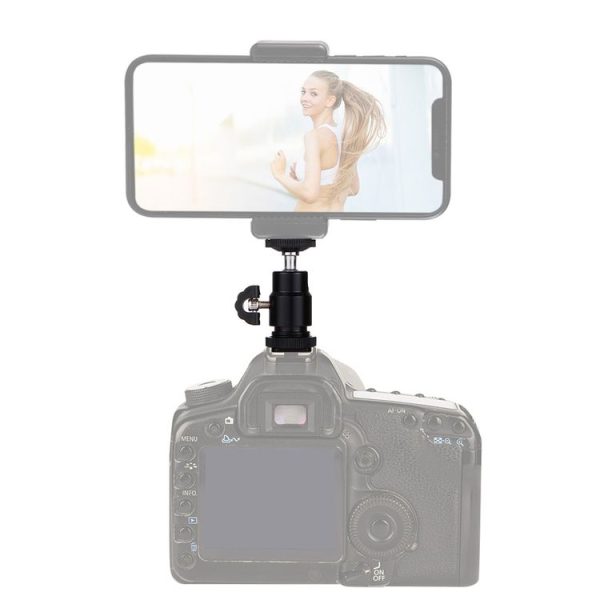 PULUZ Cold Shoe Tripod Head 1 / 4 inch Tripod Screw Head with Lock - Image 6