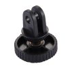 PULUZ 1 / 4 inch Screw Tripod Mount Adapter for GoPro, Insta360, DJI and Other Action Cameras 5mm Diameter Screw Hole, 3.3cm Diameter - Image 2