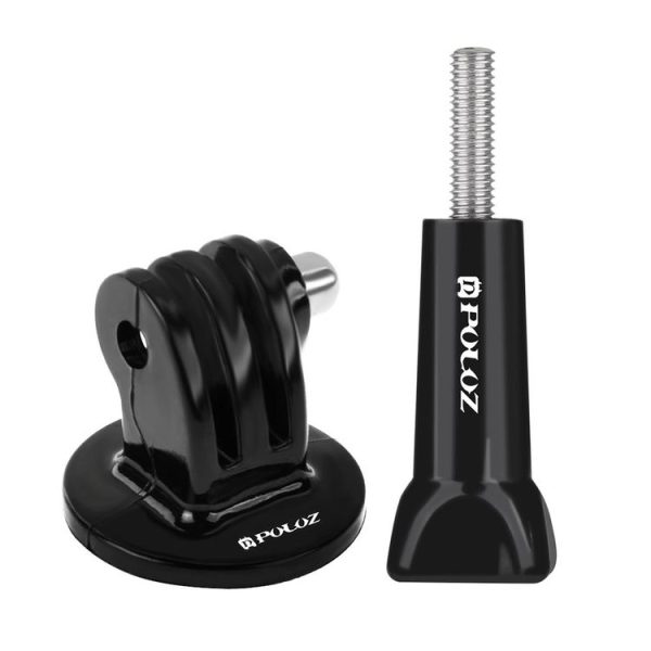 PULUZ Camera Tripod Mount Adapter with Long Screw for GoPro, Insta360, DJI and Other Action Cameras - Image 4