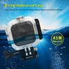 PULUZ 45m Underwater Waterproof Housing Diving Protective Case for GoPro HERO5 Session / HERO4 Session / HERO Session, with Buckle Basic Mount & Screw - Image 4
