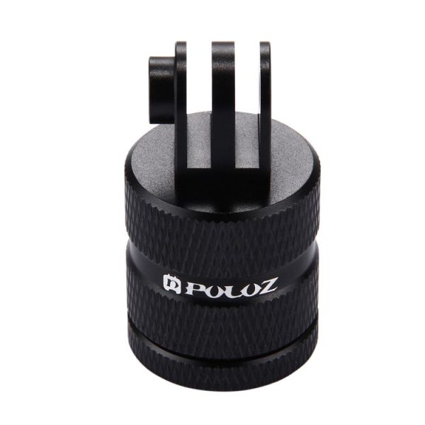 PULUZ 1 / 4 Inch Screw Hole Tripod Mount CNC Adapter for GoPro, Insta360, DJI and Other Action Cameras - Image 2
