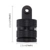 PULUZ 1 / 4 Inch Screw Hole Tripod Mount CNC Adapter for GoPro, Insta360, DJI and Other Action Cameras - Image 3