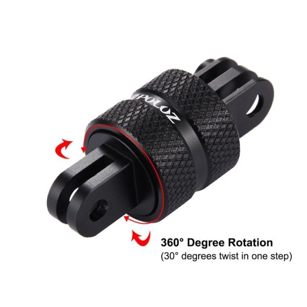 PULUZ 360 Degree Rotation CNC Swivel Pivot Extension Arm Tripod Mount for GoPro, Insta360, DJI and Other Action Cameras - Image 5
