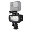 PULUZ 20 LEDs 40m Waterproof IPX8 Studio Light Video & Photo Light with Hot Shoe Base Adapter & Quick Release Buckle & Long Screw & 2 x Filter Plates for GoPro HERO10 Black / HERO9 Black / HERO8 Black / HERO7 / 6 / 5 / 5 Session / 4 Session / 4 / 3+ / 3 / 2 / 1, Xiaoyi and Other Action Cameras - Image 5