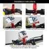PULUZ 360 Degree Rotation Bike Aluminum Handlebar Adapter Mount with Screw for GoPro, Insta360, DJI and Other Action Cameras (Red) - Image 12