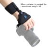 PULUZ Soft Neoprene Hand Grip Wrist Strap with 1 / 4 inch Screw Plastic Plate for SLR / DSLR Cameras - Image 6