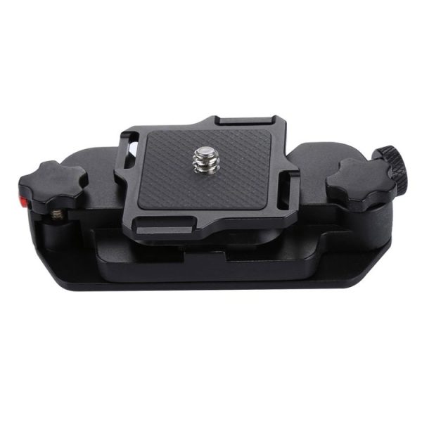 PULUZ Capture Camera Clip Aluminum Alloy Quick Release Clip with Plate (Red) - Image 2