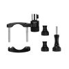 PULUZ 360 Degree Rotation Bike Aluminum Handlebar Adapter Mount with Screw for GoPro, Insta360, DJI and Other Action Cameras (Black) - Image 6