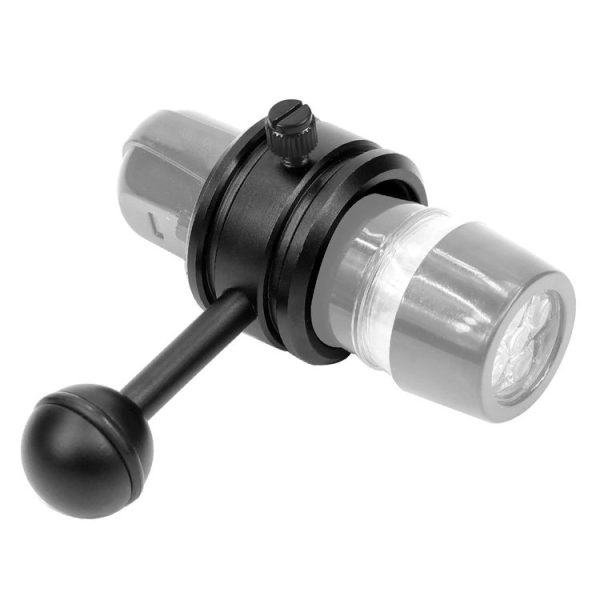 PULUZ Light Diving Aluminum Alloy Clamp Ball Head Mount Adapter Fixed Clip for Underwater Strobe Housing Light - Image 4