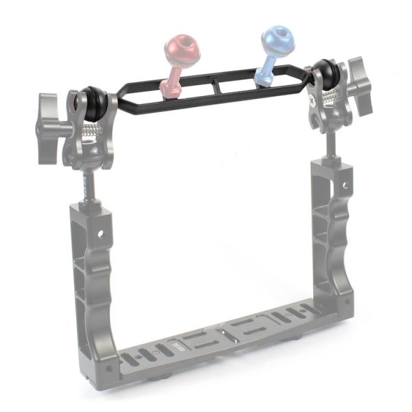 PULUZ 9.0 inch 22.8cm Aluminum Alloy Dual Balls Arm, Ball Diameter: 25mm (Black) - Image 4