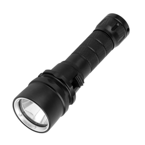 PULUZ 1000LM Aluminum Alloy 50m Depth Diving LED Flashlight Cold White Light Torch Light - Image 2