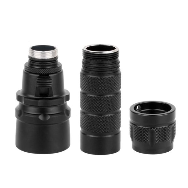 PULUZ 1000LM Aluminum Alloy 50m Depth Diving LED Flashlight Cold White Light Torch Light - Image 4