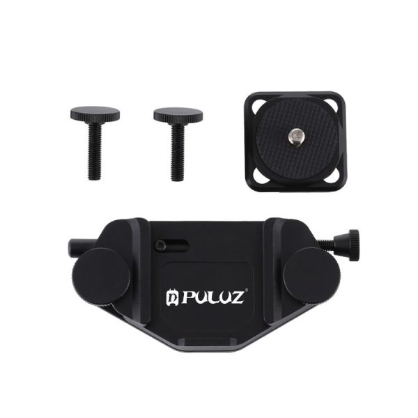 PULUZ Capture Camera Clip CNC Aluminum Alloy Quick Release Clip with Plate (Black) - Image 7