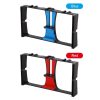 PULUZ Vlogging Live Broadcast Smartphone Video Rig Filmmaking Recording Handle Stabilizer Bracket for iPhone, Galaxy, Huawei, Xiaomi, HTC, LG, Google, and Other Smartphones (Blue) - Image 10