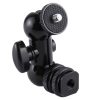 PULUZ Flash Hot Shoe Swivel Ball Head 1 / 4 inch Tripod Screw Magic Arm with Lock - Image 3