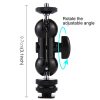 PULUZ Flash Hot Shoe Swivel Ball Head 1 / 4 inch Tripod Screw Magic Arm with Lock - Image 4