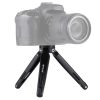 PULUZ Pocket Mini Metal Desktop Tripod Mount with 1 / 4 inch to 3 / 8 inch Thread Adapter Screw for DSLR & Digital Cameras, Adjustable Height: 4.5-15cm, Max Load: 20kg (Black)