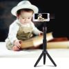PULUZ Pocket Mini Metal Desktop Tripod Mount with 1 / 4 inch to 3 / 8 inch Thread Adapter Screw for DSLR & Digital Cameras, Adjustable Height: 4.5-15cm, Max Load: 20kg (Black) - Image 11