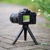PULUZ Pocket Mini Metal Desktop Tripod Mount with 1 / 4 inch to 3 / 8 inch Thread Adapter Screw for DSLR & Digital Cameras, Adjustable Height: 4.5-15cm, Max Load: 20kg (Black) - Image 13