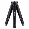 PULUZ Pocket Mini Metal Desktop Tripod Mount with 1 / 4 inch to 3 / 8 inch Thread Adapter Screw for DSLR & Digital Cameras, Adjustable Height: 4.5-15cm, Max Load: 20kg (Black) - Image 2