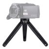 PULUZ Pocket Mini Metal Desktop Tripod Mount with 1 / 4 inch to 3 / 8 inch Thread Adapter Screw for DSLR & Digital Cameras, Adjustable Height: 4.5-15cm, Max Load: 20kg (Black) - Image 5