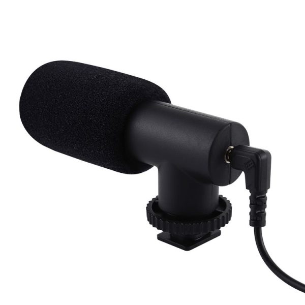 PULUZ 3.5mm Audio Stereo Recording Vlogging Professional Interview Microphone for DSLR & DV Camcorder, Smartphones - Image 2
