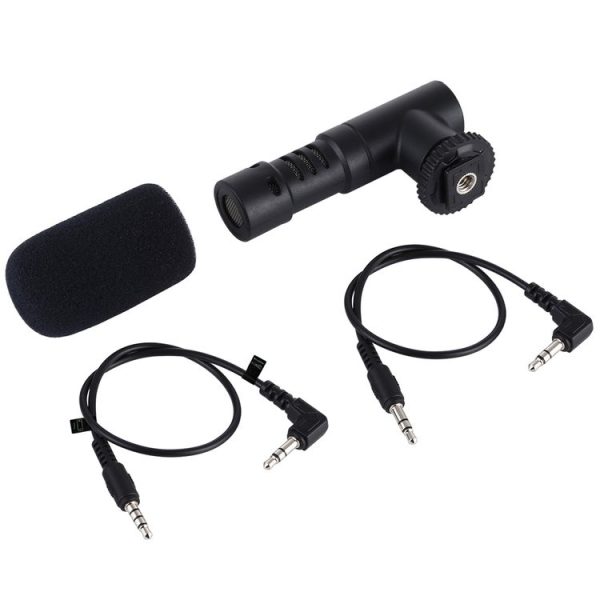 PULUZ 3.5mm Audio Stereo Recording Vlogging Professional Interview Microphone for DSLR & DV Camcorder, Smartphones - Image 8