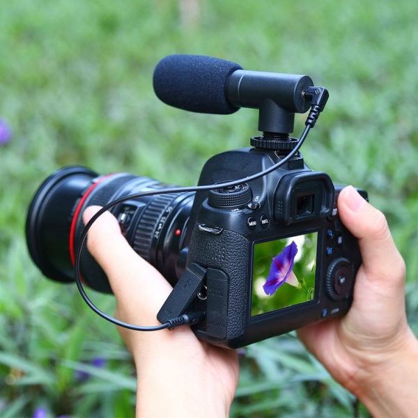 PULUZ 3.5mm Audio Stereo Recording Vlogging Professional Interview Microphone for DSLR & DV Camcorder, Smartphones - Image 9