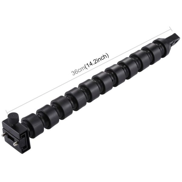 PULUZ 14 inch 35.5 cm Flex Arm with YS Adapter + Fixed Base + T-Groove Plate - Image 3