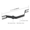 PULUZ Diving Tray Bracket Dual Handle Grip Handheld Expansion Mount System (Black) - Image 3