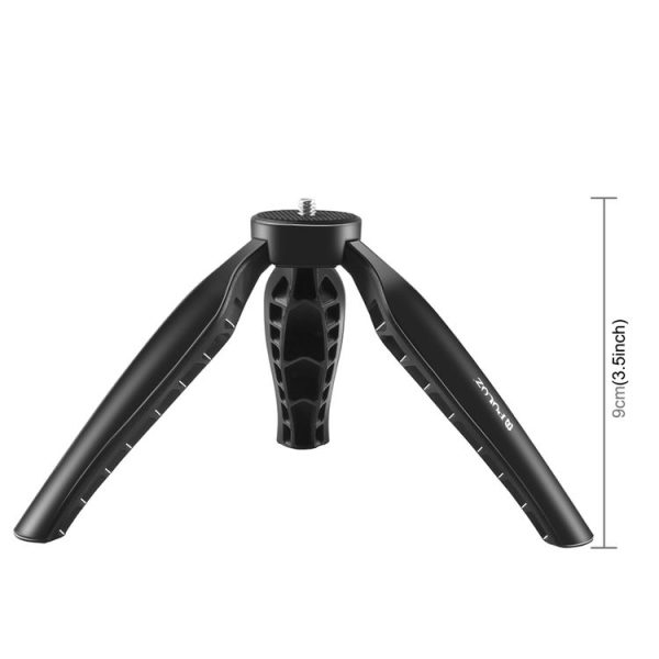 PULUZ Simple Mini ABS Desktop Tripod Mount with 1 / 4 inch Screw for DSLR & Digital Cameras, Working Height: 9cm (Black) - Image 2