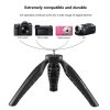 PULUZ Simple Mini ABS Desktop Tripod Mount with 1 / 4 inch Screw for DSLR & Digital Cameras, Working Height: 9cm (Black) - Image 3