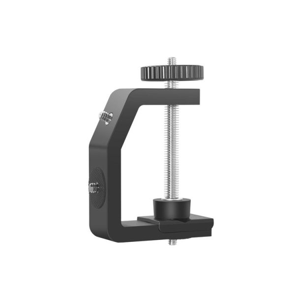 PULUZ Heavy Duty C Clamp Camera Clamp Mount with 1 / 4 inch Screw for GoPro, Insta360, DJI and Other Action Cameras (Black) - Image 2