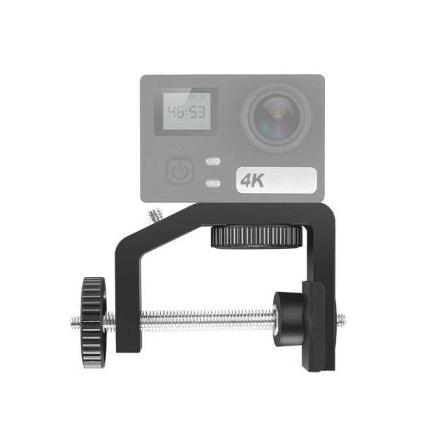 PULUZ Heavy Duty C Clamp Camera Clamp Mount with 1 / 4 inch Screw for GoPro, Insta360, DJI and Other Action Cameras (Black) - Image 5