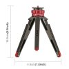 PULUZ Desktop Vlogging Live Tripod Holder with Cold Shoe Bases for DSLR & Digital Cameras, Adjustable Height: 7.5-14.5cm - Image 2