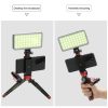 PULUZ Desktop Vlogging Live Tripod Holder with Cold Shoe Bases for DSLR & Digital Cameras, Adjustable Height: 7.5-14.5cm - Image 6