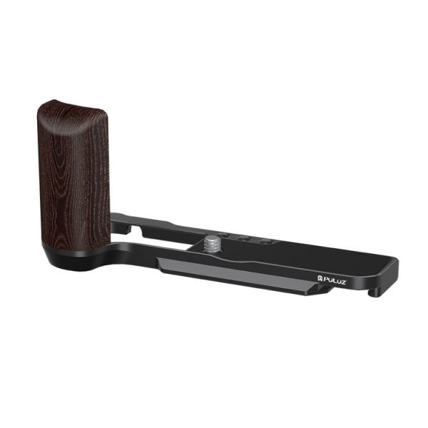 Fujifilm X100VI PULUZ 1 / 4 inch Vertical Shoot Quick Release L Plate Bracket Base Holder (Black) - Image 2