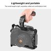 PULUZ Arri Metal Wooden Top Handle with Cold Shoe Mount for Mirrorless Camera Cage Stabilizer (Black) - Image 7