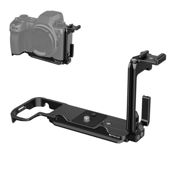 Nikon Z6III / Z6II PULUZ 1 / 4 inch Vertical Shoot Quick Release L Plate Bracket Base Holder (Black)