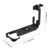 Nikon Z6III / Z6II PULUZ 1 / 4 inch Vertical Shoot Quick Release L Plate Bracket Base Holder (Black) - Image 2