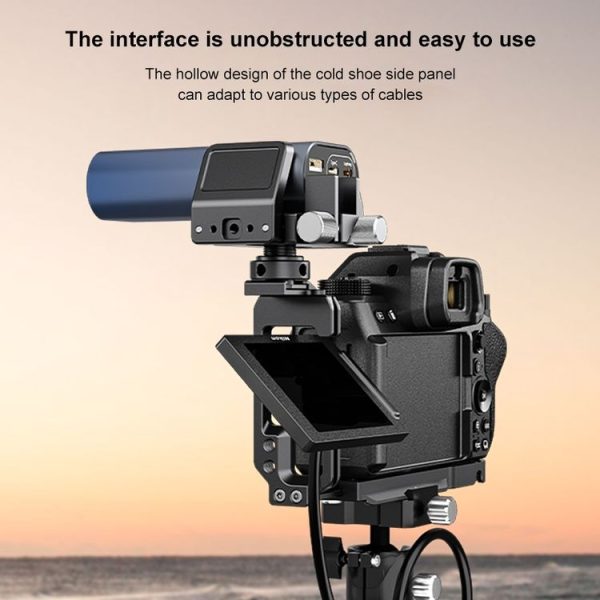 Nikon Z6III / Z6II PULUZ 1 / 4 inch Vertical Shoot Quick Release L Plate Bracket Base Holder (Black) - Image 7