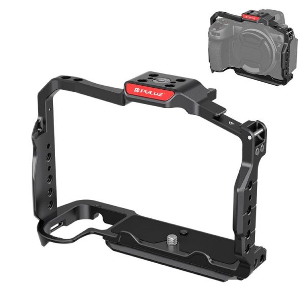 Nikon Z6III / Z6II PULUZ Metal Camera Cage Stabilizer Rig (Black)