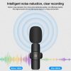 PULUZ Wireless Lavalier Noise Reduction Reverb Microphones for iPhone / iPad, 8-Pin Receiver and Dual Microphones (Black) - Image 4