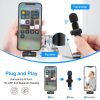 PULUZ Wireless Lavalier Noise Reduction Reverb Microphones for iPhone / iPad, 8-Pin Receiver and Dual Microphones (Black) - Image 6
