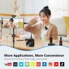 PULUZ 1 TX + 1 RX Wireless Lavalier Microphone (Black) - Image 10