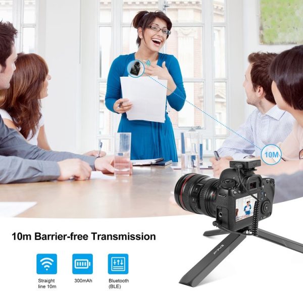 PULUZ 1 TX + 1 RX Wireless Lavalier Microphone (Black) - Image 9