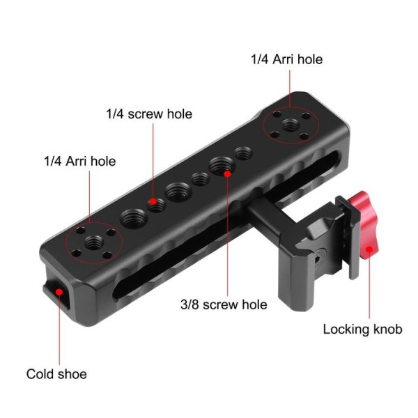 PULUZ Camera Top Handle Hand Grip for Camera Cage (Black) - Image 3