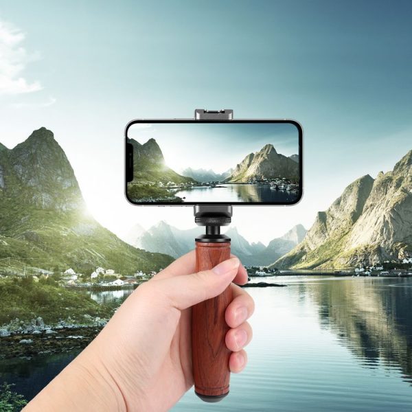 PULUZ Wooden Handle Camera Grip Stabilizer Handgrip - Image 6