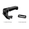 PULUZ Double-thread Metal Quick Release Top Handle with Cold Shoe for Camera Cage Stabilizer (Black) - Image 7
