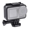 PULUZ Standard Border Frame ABS Protective Cage for DJI Osmo Action, with Buckle Basic Mount & Screw (Black)